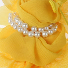 Pearl Flower Headband for Baby Girls