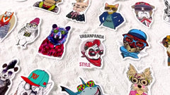 100pcs Animal Stickers Funny Dog Waterproof Vinyl Stickers