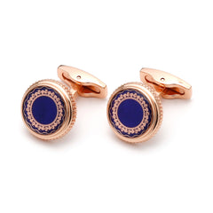 Men's Rose Pattern French Cufflinks