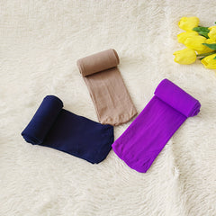 3 Pairs Solid Thigh High Socks Elastic Over The Knee Stockings