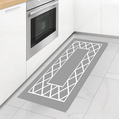 Stylish Kitchen Rug Set Non Skid Absorbent Runner Rugs for Sink & Decor