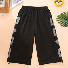 Toddler Boys Letter Graphic Casual Sports Elastic Waist Shorts
