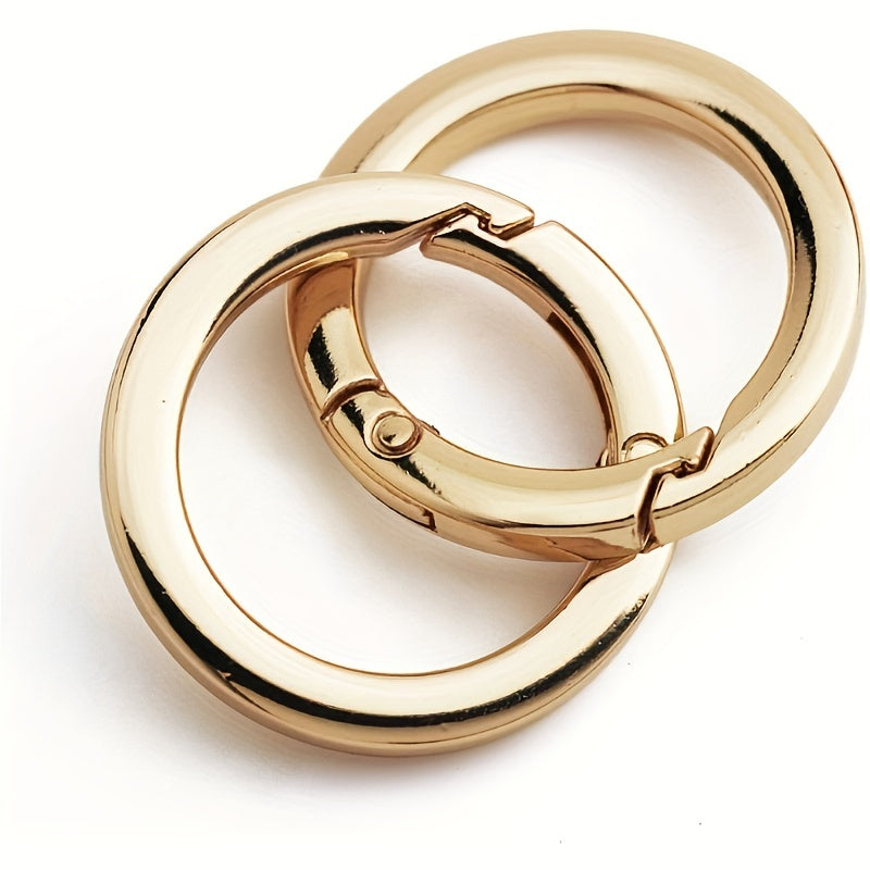 2pcs 0.8in Inner O-ring Spring Trigger Clip for Wallet Making