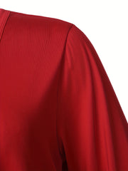 Solid Long Sleeve Open Front Cardigan