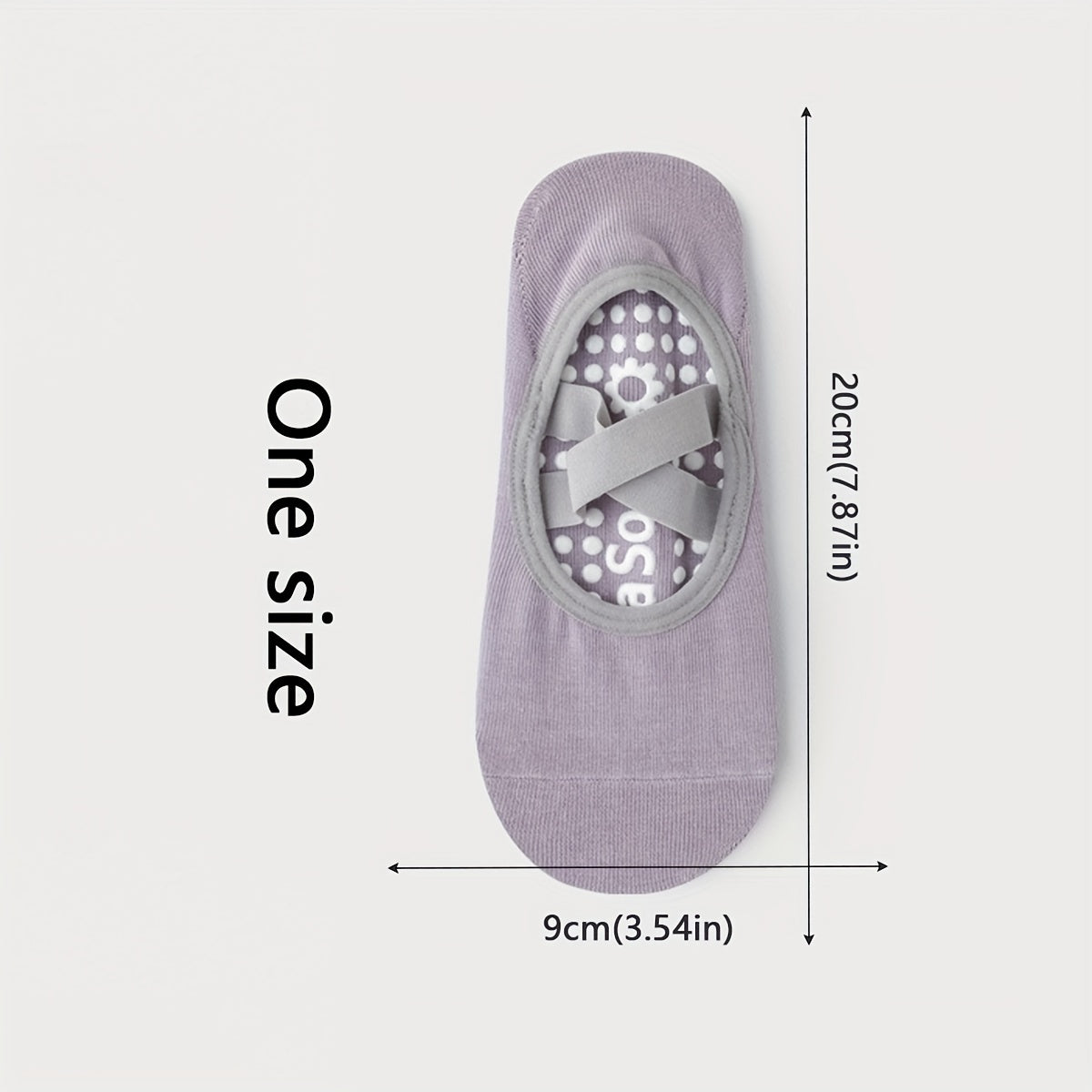 Criss Cross Yoga Socks with Anti Skid Grippers for Pilates
