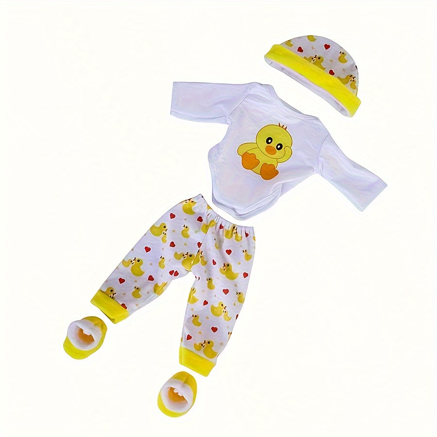 Duck Themed Outfit Set for 17-18 Inch & 43 cm Dolls