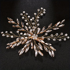 Rhinestone Bridal Hair Clip Wedding Hairpin Head Accessories