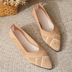 Women's Comfy Slip On Flat Shoes Soft Sole Casual Ballet Flats