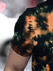 Men's Tie Dye Stretch Tee Shirt for Summer