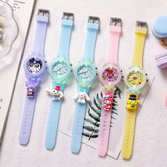 Silicone LED Cartoon Animation Kids Watch Quartz Watch