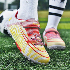 Anti Skid Turf Football Boots for Kids - Hook and Loop Fastener - Breathable