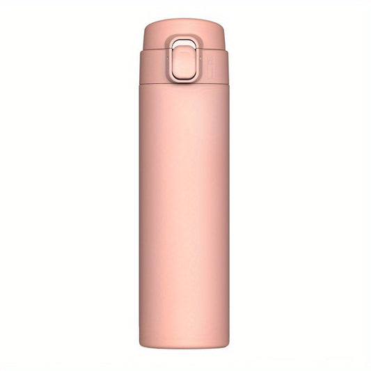 500ml Insulated Stainless Steel Water Bottle Leakproof Lid Outdoor Gym Sports