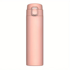 500ml Insulated Stainless Steel Water Bottle Leakproof Lid Outdoor Gym Sports