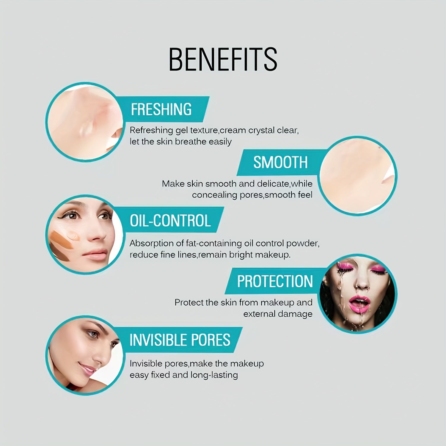 Matte Face Foundation Base Cream Primer