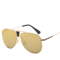 European American Cut Edge Chain Leg Cat Eye Sunglasses