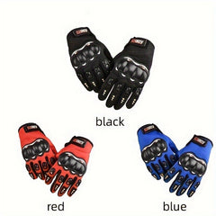 Touchscreen Full Finger Motorcycle Gloves for Outdoor Sports