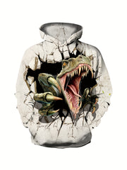 Scary Dinosaur Boys Hooded Sweatshirt for Kids