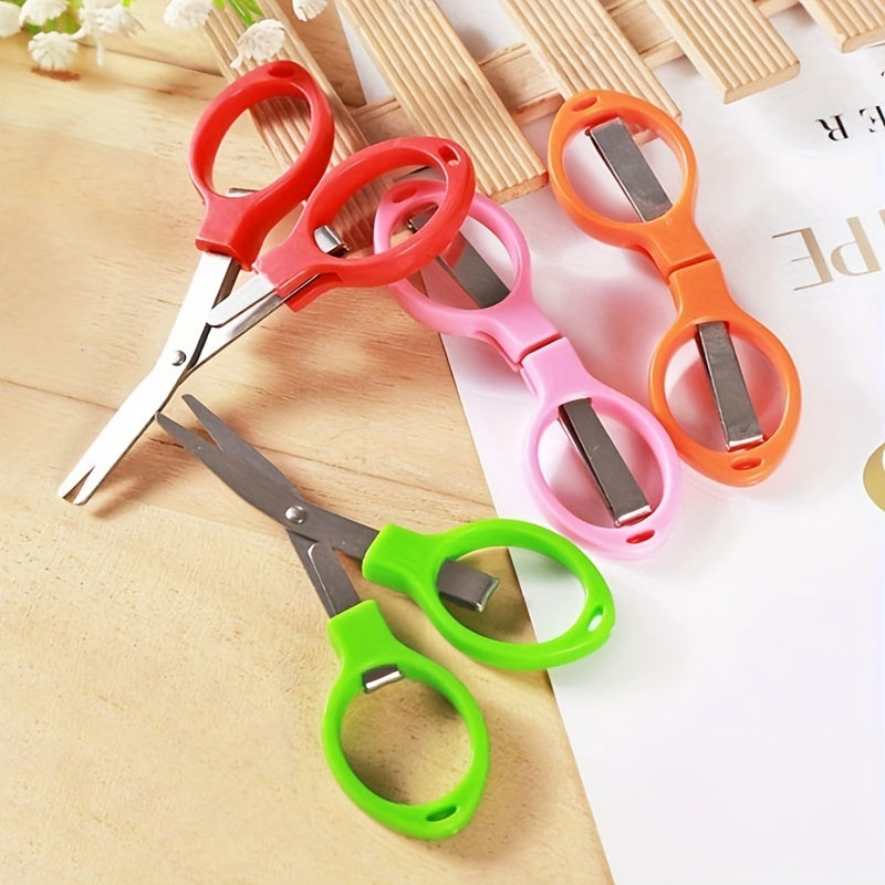 Stainless Steel Folding Scissors for Fishing, Outdoors