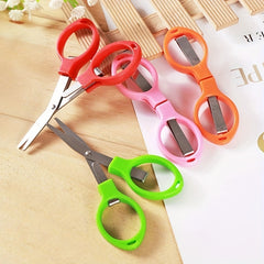 Stainless Steel Folding Scissors for Fishing, Outdoors