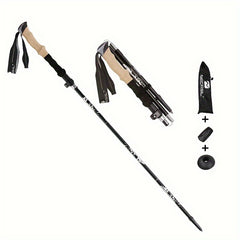 1pc Trekking Poles Lightweight Aluminum Alloy Collapsible Hiking Poles