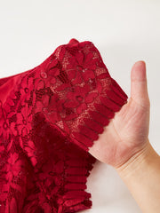 Lace Stitching Panties Stretchy Intimates Women's Lingerie