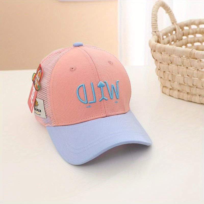 Unisex Adjustable Casual Baseball Cap with WILD Embroidery