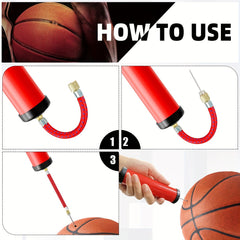 Portable Air Pump for Soccer Balls, Basketballs, Volleyballs