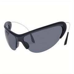 Y2K Semi Rimless Sunglasses UV400 Sun Shades