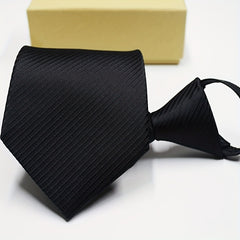Clip On Tie Security Ties Matte Necktie Funeral Tie