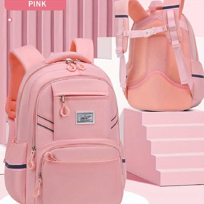 Casual Backpack with Spine Protection for School