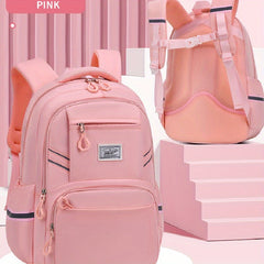 Casual Backpack with Spine Protection for School