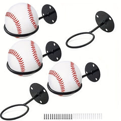 Wall Mounted Baseball Storage Rack Minimalist Space Saving Tool Storage Rack