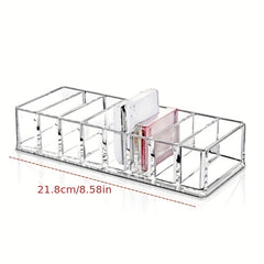 Clear Acrylic Makeup Brushes Organizer Lipstick Stand Case Jewelry Box