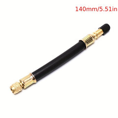 Bicycle Pump Valve Extender Extension Tube Rubber Inflator Pipe Hose