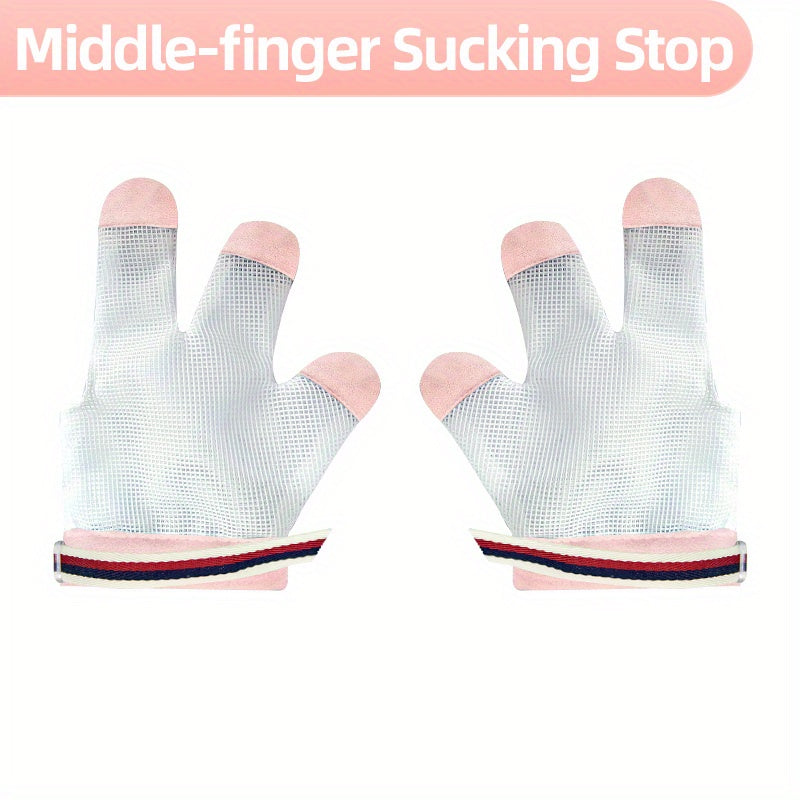 Breathable Adjustable Thumb Guard Gloves for Babies