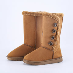 Women's Faux Fur Lined Snow Boots Winter Thermal Snow Shoes