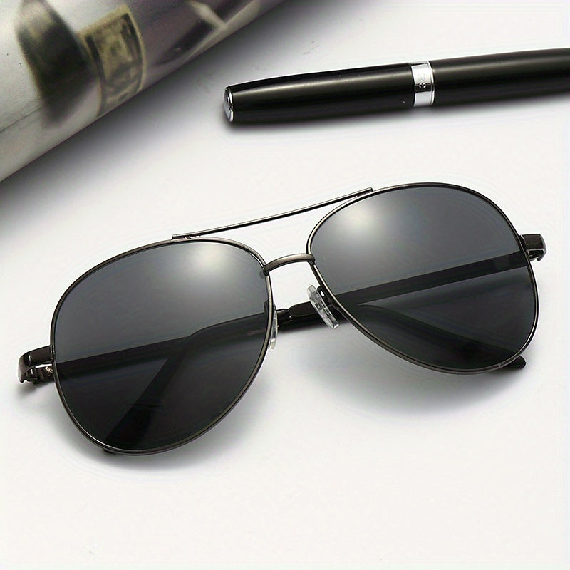 Aviator Sunglasses Anti Glare Metal Gradient UV400