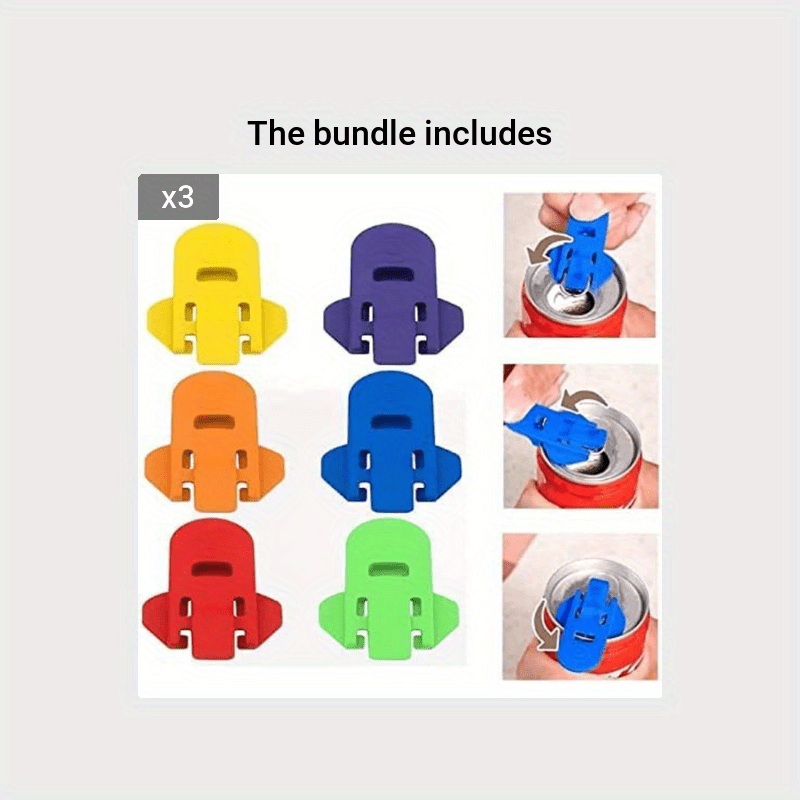 6pcs Manual Can Opener - Easy to Use Kitchen Gadget