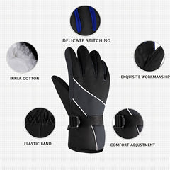 Waterproof Ski Snowboarding Gloves Non Slip Grip Warm Dry Winter