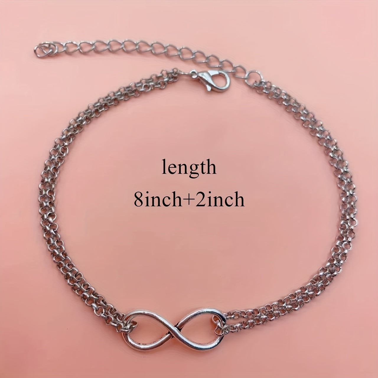 Double Layer Anklet Style Bracelet For Women & Girls
