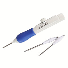 Diy Punch Needle Set 3 Needles 2 Threaders Craft Tools With Handle Sewing Acc