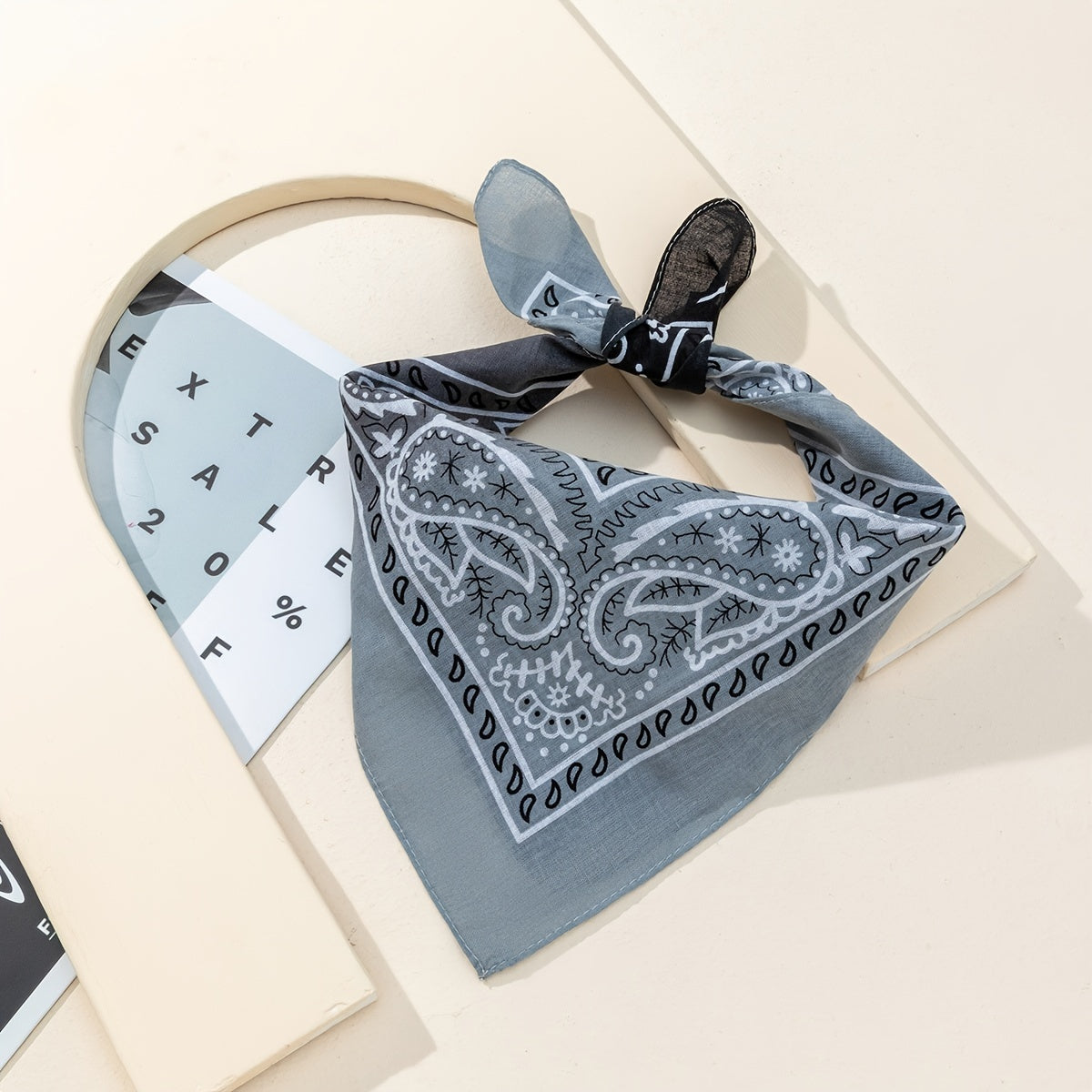 Floral Pattern Scarf Women Bandana Lightweight Neck Scarfs Bandana