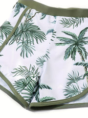 3pcs Girls Coconut Swimsuit Set for Summer Hawaii Vacay
