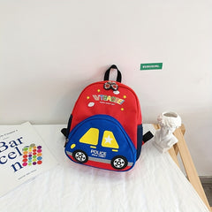 Car Pattern Kids Backpack for Kindergarten Boys and Girls