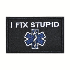Creative Hook And Loop Embroidered Patch for Backpack Pants Clothes Shoes