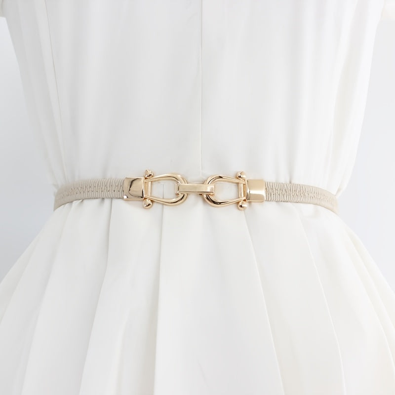Vintage Elastic Stretchy Thin Belt Waist Cinch Belt
