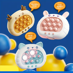 Kids Speed Pushing Game Console Whack a Mole Stress Relief Puzzle Toy