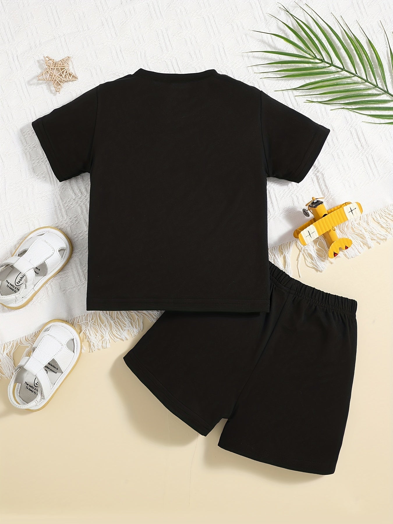Baby's Pullover Sweatshirt Top And Pants 2pcs Outfits Set