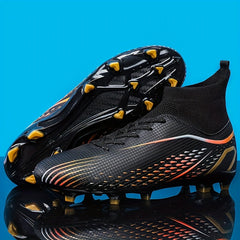 High Top Non Slip Football Cleat spikes Outdoor Soccer Shoes