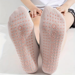 Women's Yoga Socks Anti Skid Non Slip Floor Slippers with Grips